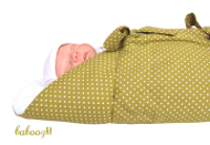 babooz® Pucktuch Little Dots grün-weiß babooz® Pucktuch Little Dots grün-weiß