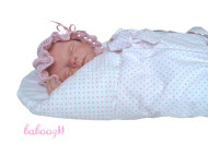 babooz® Pucktuch Little Dots weiß-rosa babooz® Pucktuch Little Dots weiß-rosa