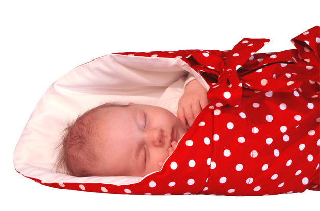 babooz® Pucktuch Polka Dots rot-weiß babooz® Pucktuch Polka Dots rot-weiß
